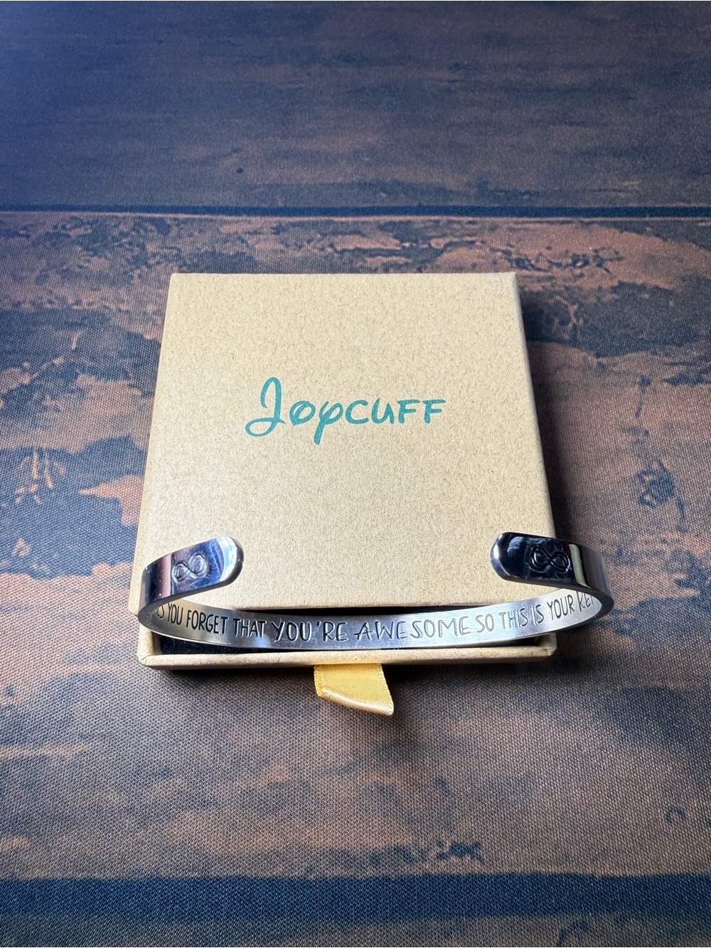 JoycuFF Bracelet "Sometimes you forget that you're awesome" Positivity Quote
